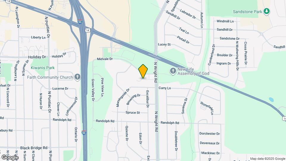 3444 Midvale Dr Map and Location Details