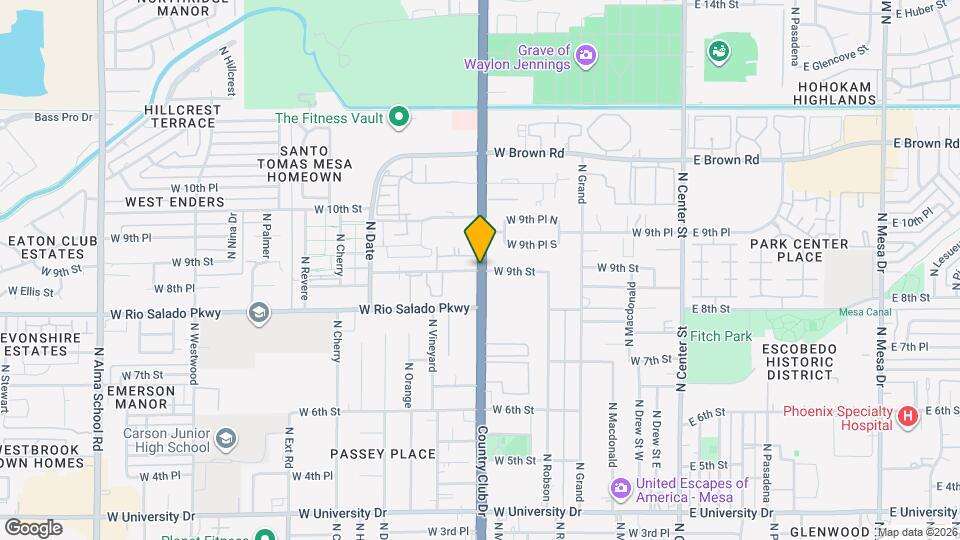 Sierra Madre Apartments Map and Location Details