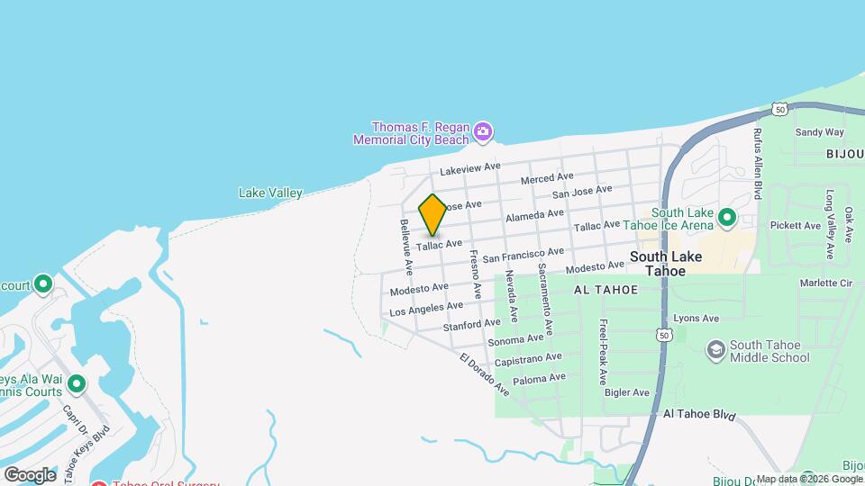 743 Tallac Ave Map and Location Details