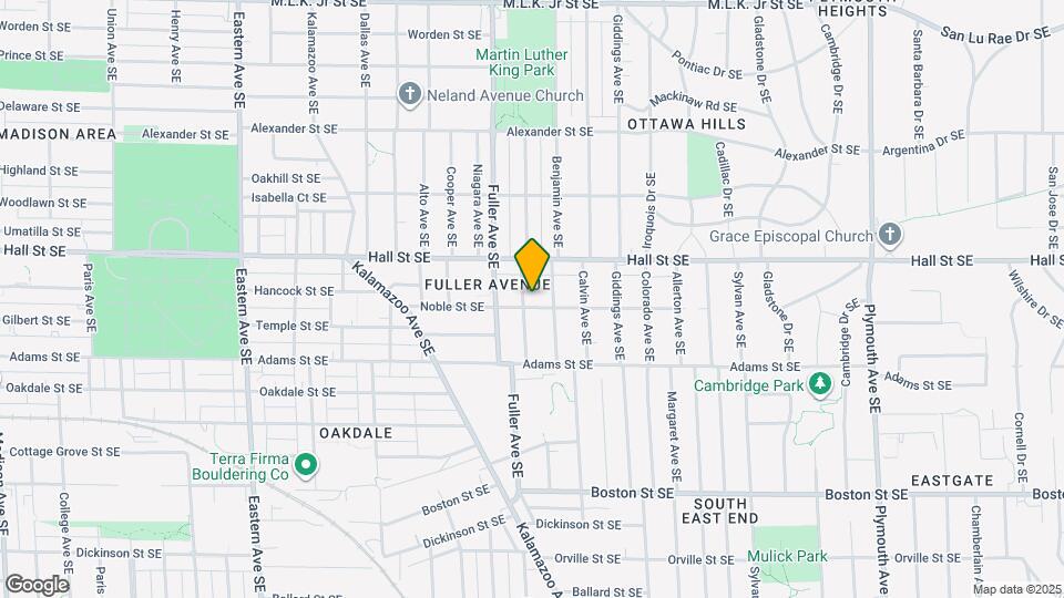 1236 Underwood Ave SE Map and Location Details