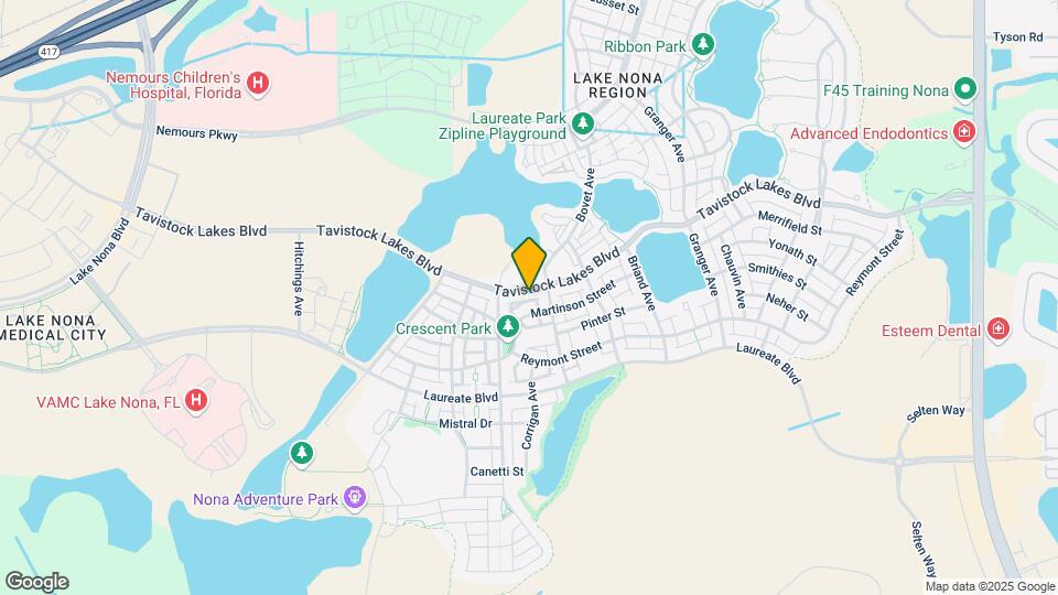 8420 Tavistock Lakes Blvd Map and Location Details