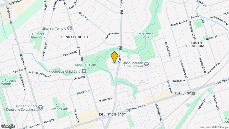 1346-1346 Danforth Rd Map and Location Details
