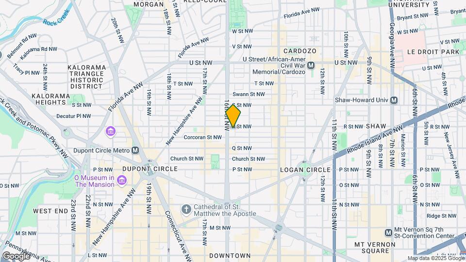 1629 16th St Nw Map and Location Details