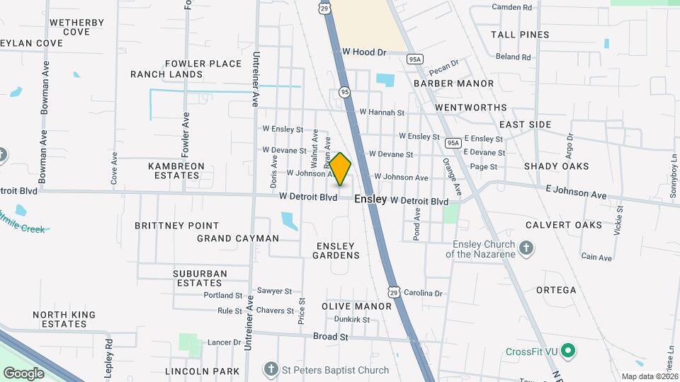 8418 Cherry Ave Mapa y Detalles de la Ubicación