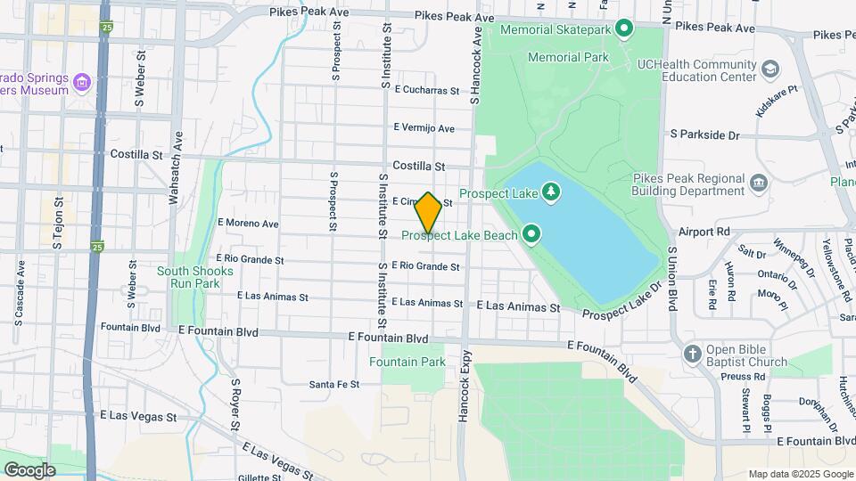 943 E Moreno Ave Map and Location Details