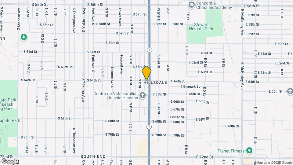 6400 Pacific Ave, Unit 101 Map and Location Details