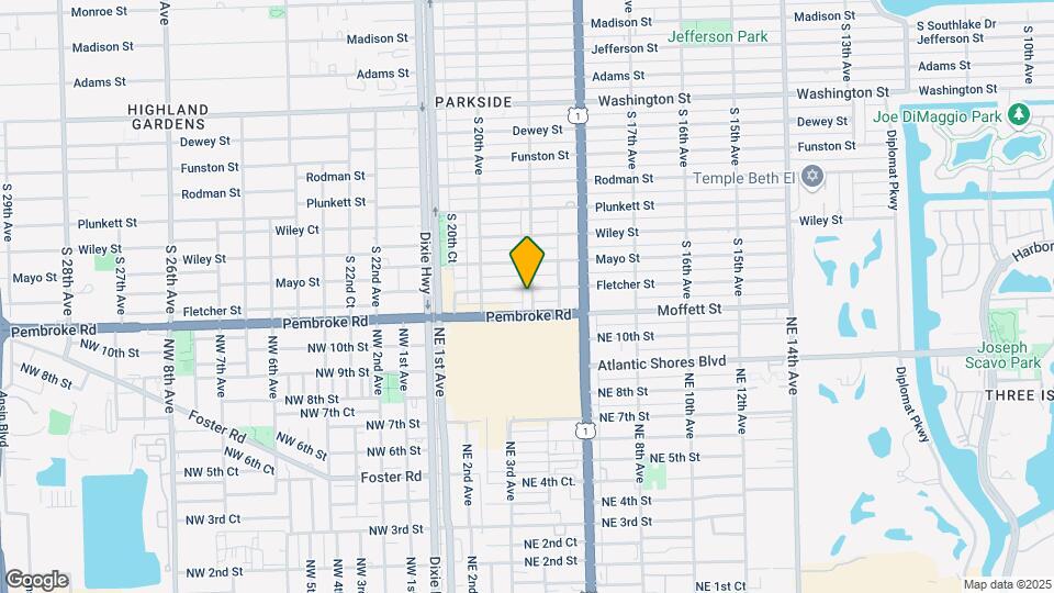 1608 S 19th Ave Map and Location Details