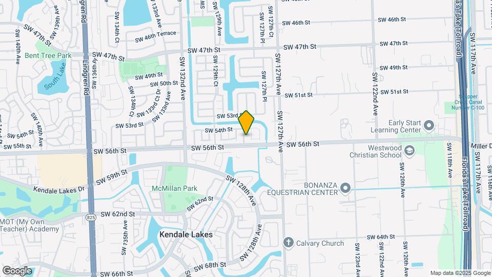 5421 SW 128th Ave Map and Location Details