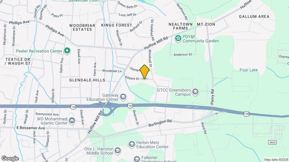 4224 Kildare Dr Map and Location Details