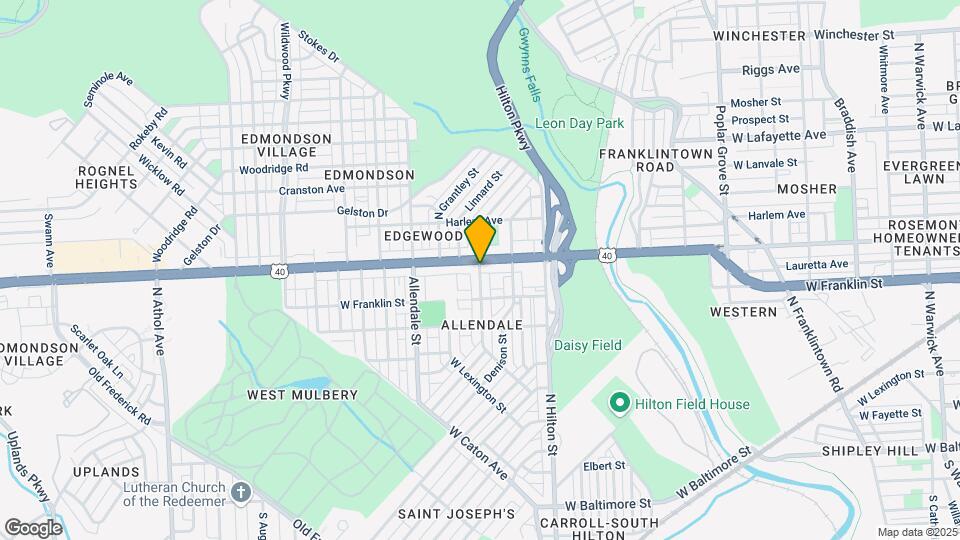 599 Edgewood St Map and Location Details