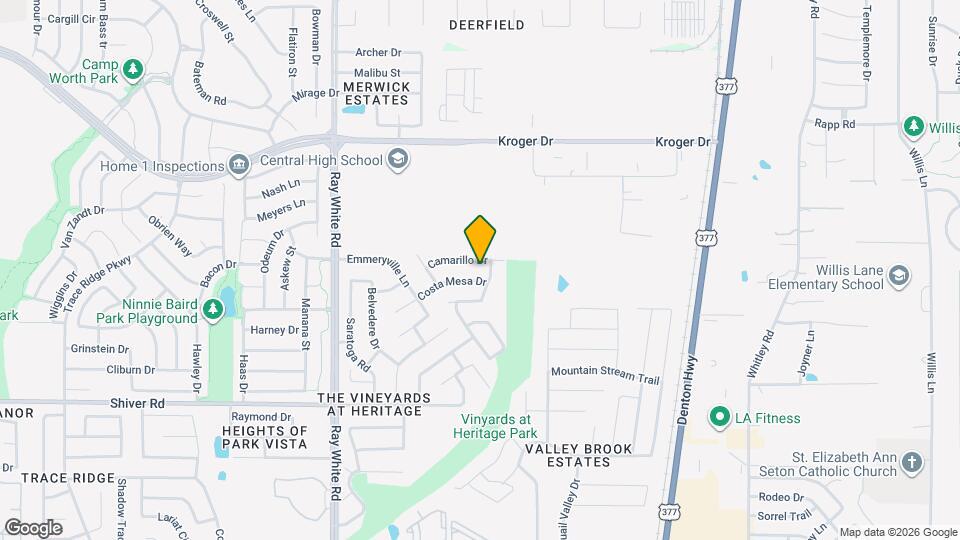 5536 Camarillo Dr Map and Location Details