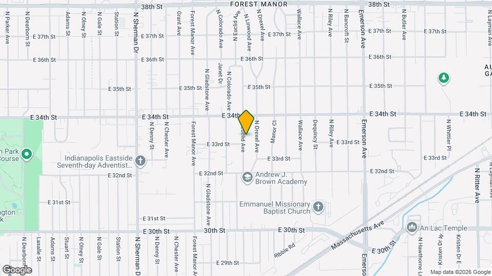 3315 N Euclid Ave Map and Location Details