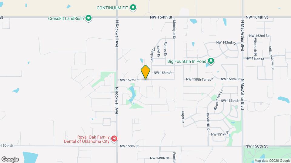 6812 NW 157th St Map and Location Details