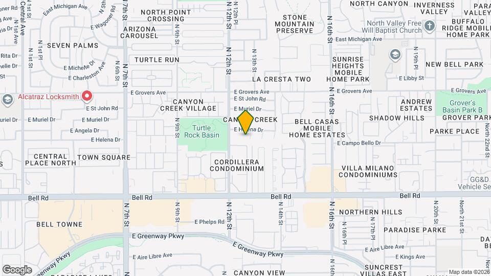 17406 N 13th St Mapa y Detalles de la Ubicación