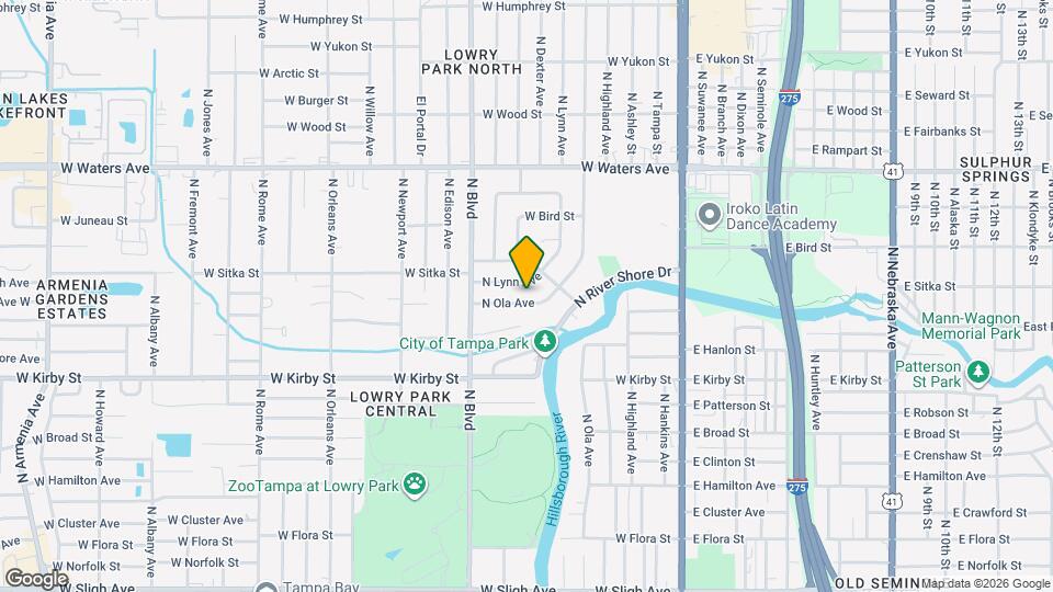 8020 N Ola Ave Mapa y Detalles de la Ubicación