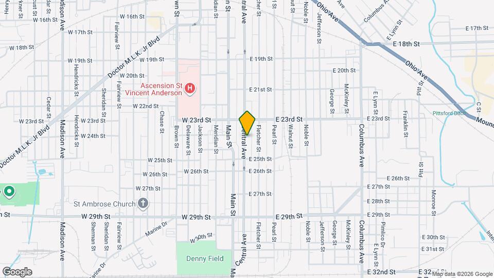 2410 Central Ave Map and Location Details