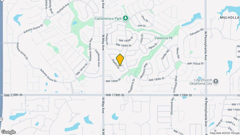 18112 Piedra Dr Map and Location Details