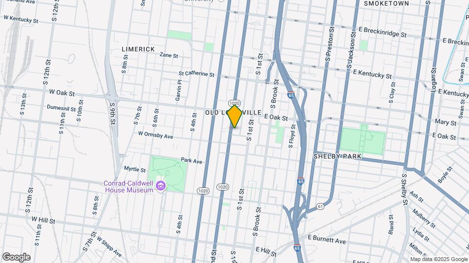 1237 S 2nd St Map and Location Details