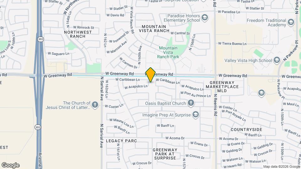 15311 N 159th Dr Mapa y Detalles de la Ubicación