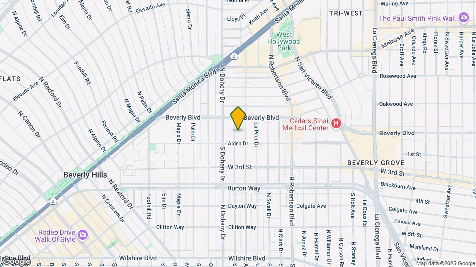 122 N Wetherly Dr Map and Location Details
