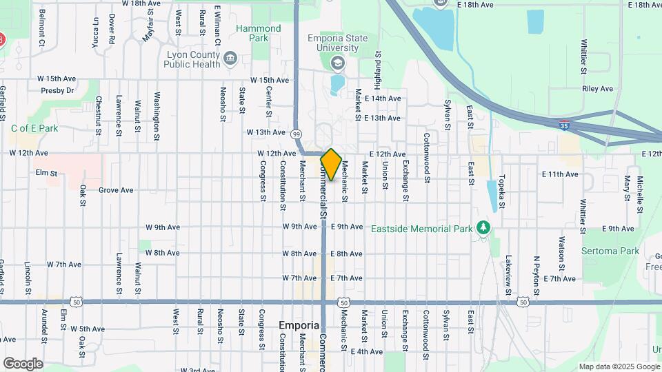 1020 Commercial St Map and Location Details