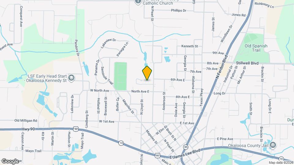 408 Arbor Lake Dr Map and Location Details