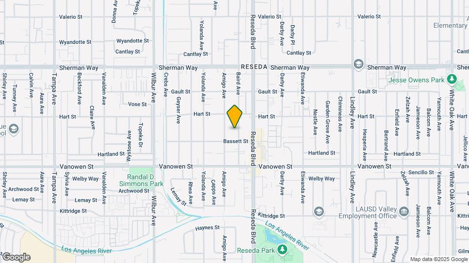 6925 Baird Ave Mapa y Detalles de la Ubicación