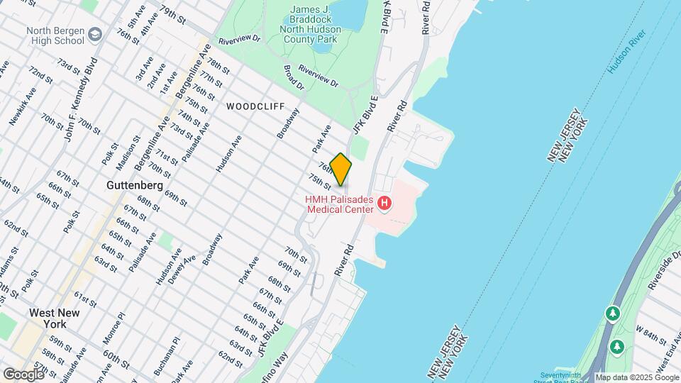 7501 JFK Blvd E Map and Location Details
