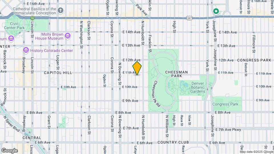 1062 Lafayette St Map and Location Details