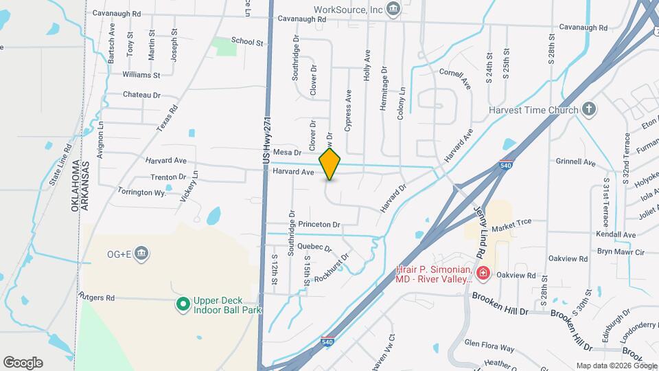 8509 Meadow Dr Map and Location Details