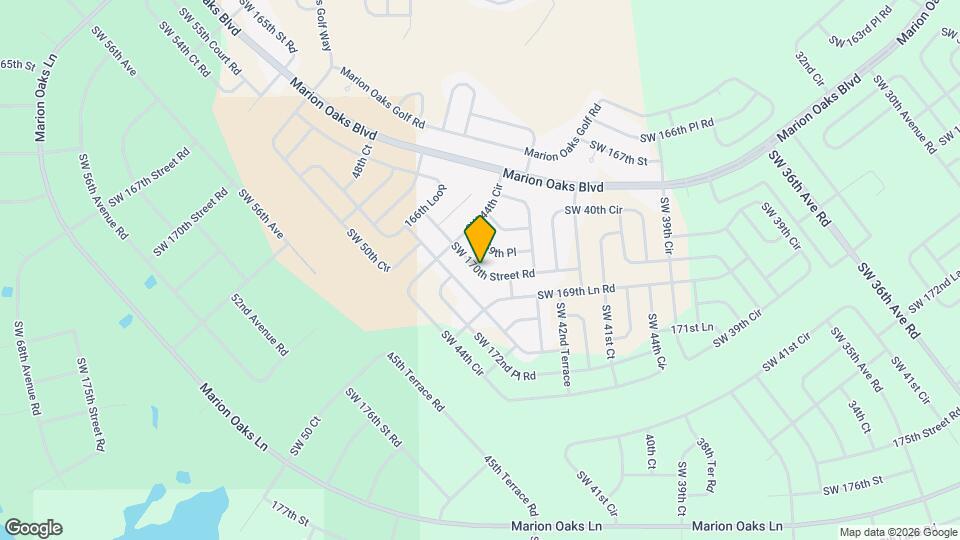 4513 SW 170th Street Rd Map and Location Details