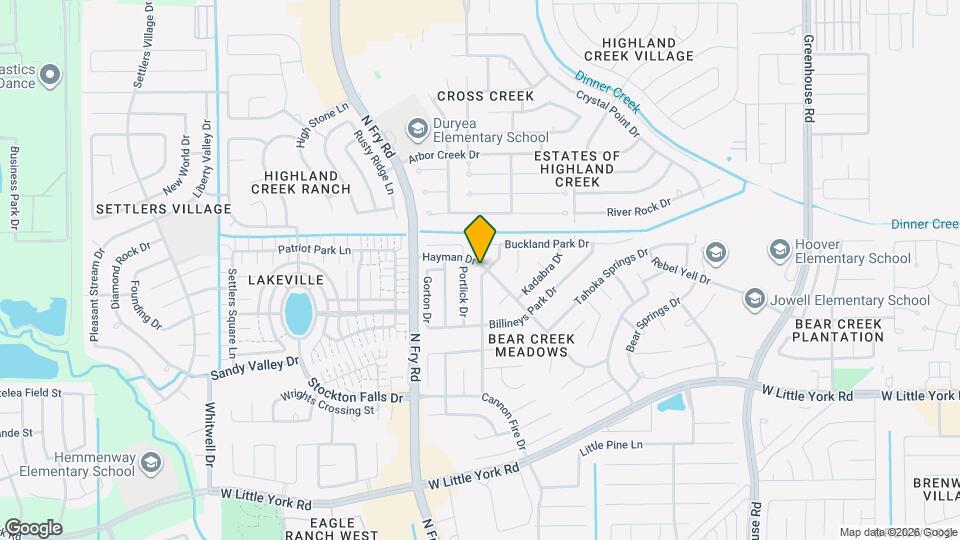 6803 Hayman Dr Map and Location Details