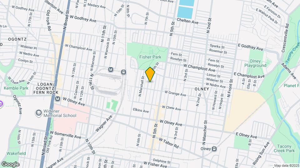 5821 N 6th St Map and Location Details