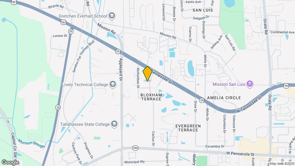 504 Cactus St Map and Location Details