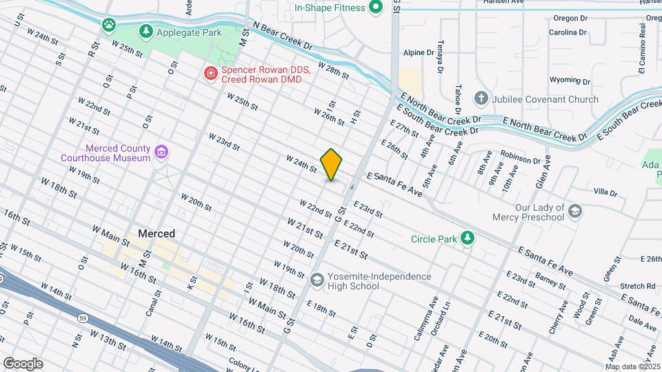 55 W 23rd St Map and Location Details