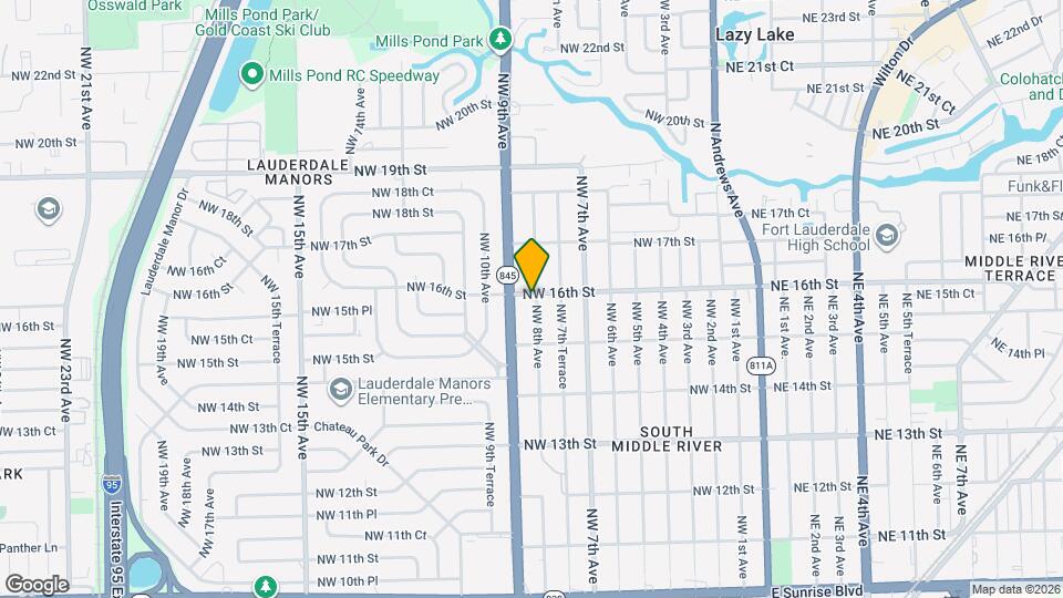 1541 NW 8th Ave, Unit D Mapa y Detalles de la Ubicación