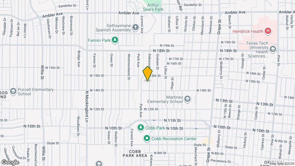 1442 Kirkwood St Map and Location Details