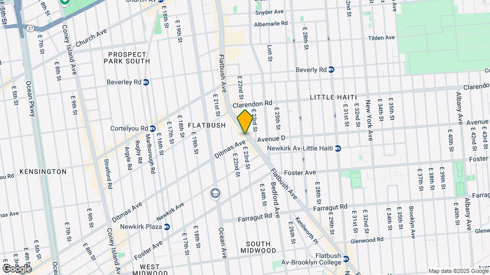 1214 Flatbush Ave Mapa y Detalles de la Ubicación