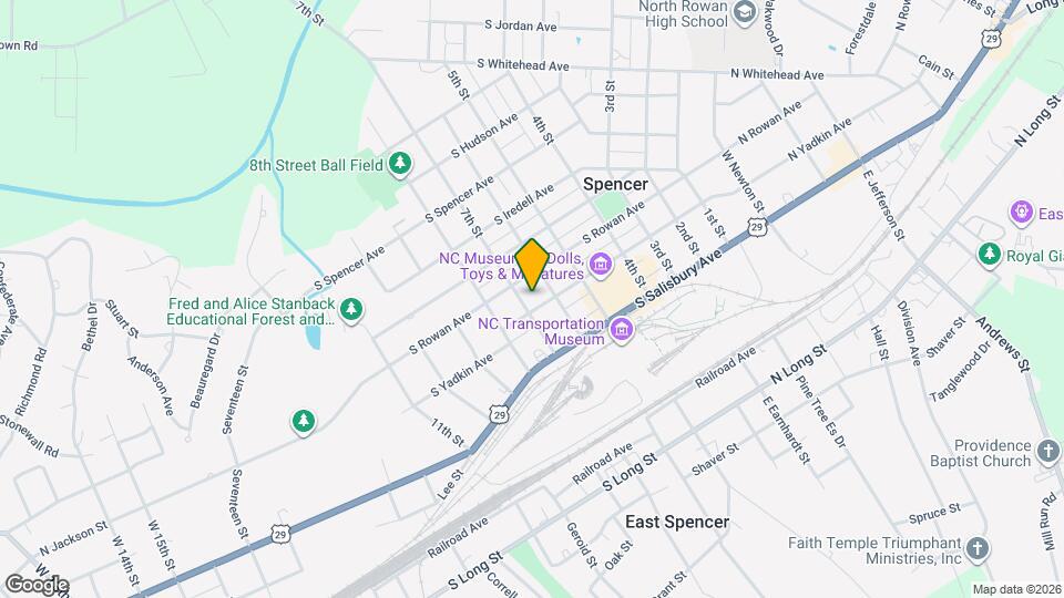 608 S Yadkin Ave Map and Location Details