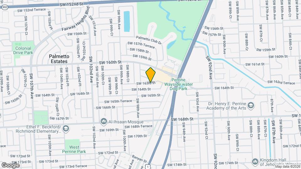 9650 SW 163rd St Map and Location Details