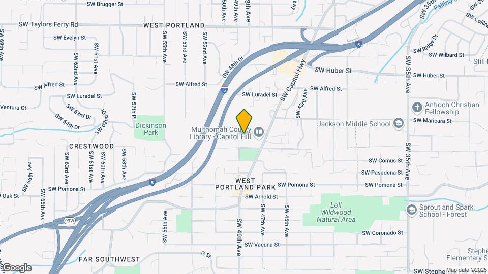 10630 SW 49th Ave Map and Location Details