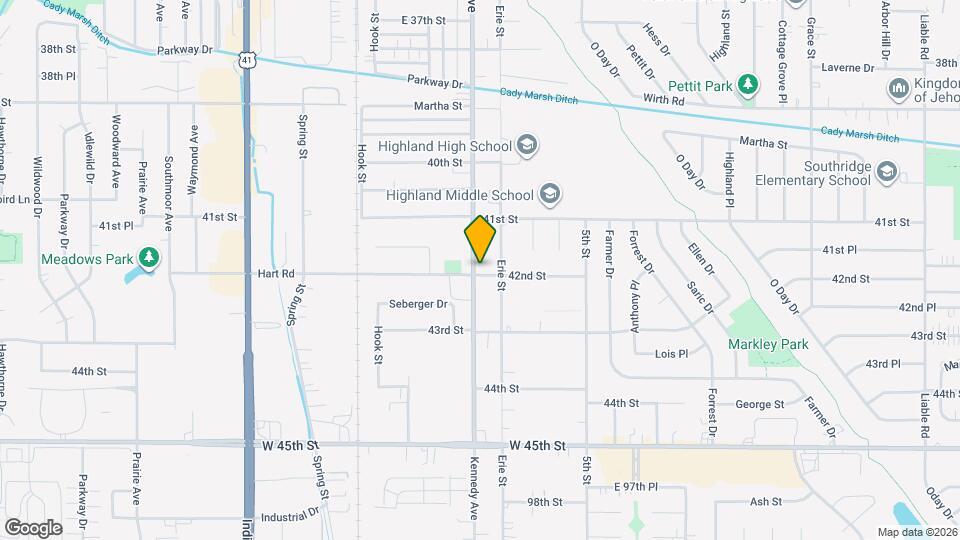 9351 Kennedy Ave, Unit #1 Mapa y Detalles de la Ubicación