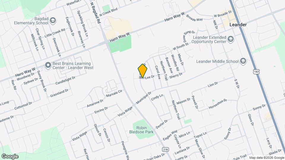 1002 W South St Map and Location Details