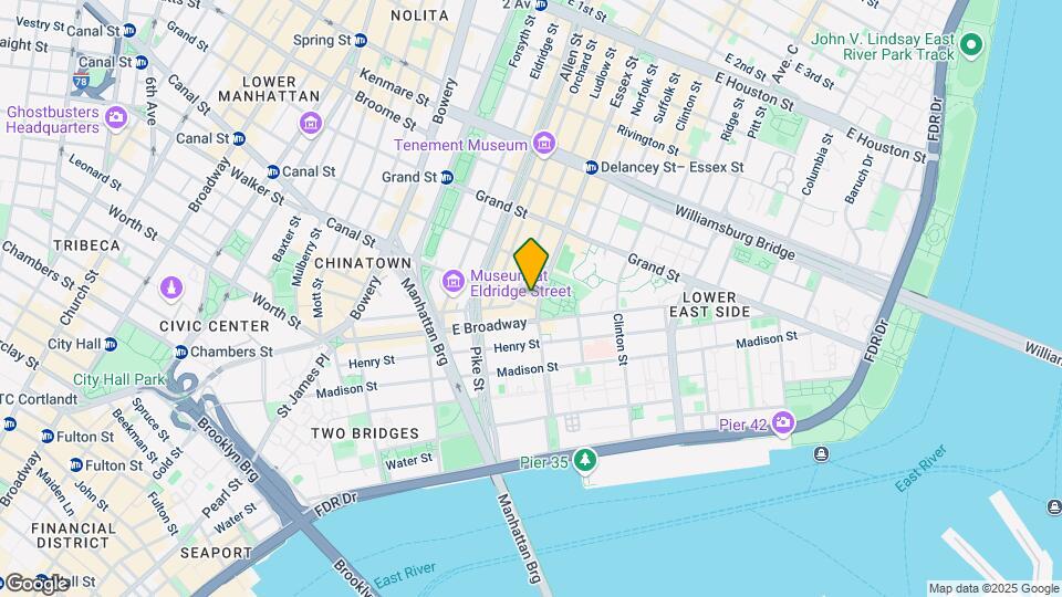 23-29 Canal St Mapa y Detalles de la Ubicación