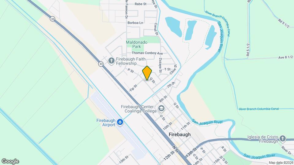 Firebaugh Apartments Map and Location Details