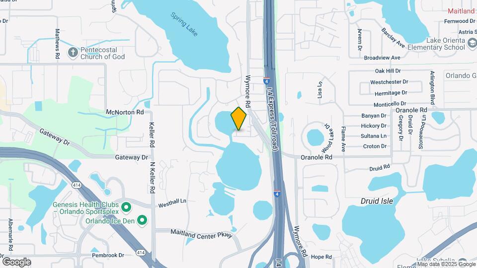 926 Lake Destiny Rd Map and Location Details
