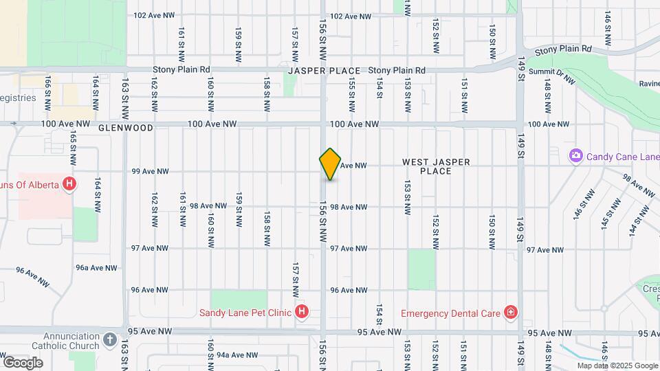 9821 156th St NW Map and Location Details