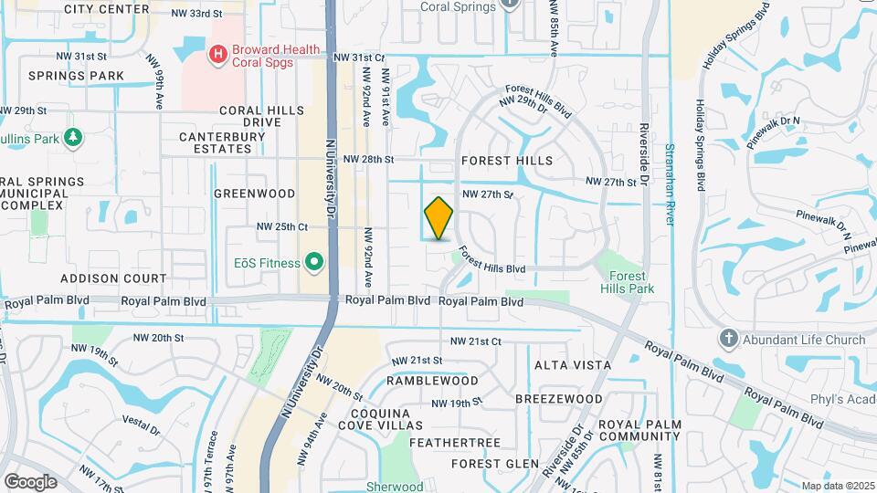 2562 NW 89th Dr Map and Location Details