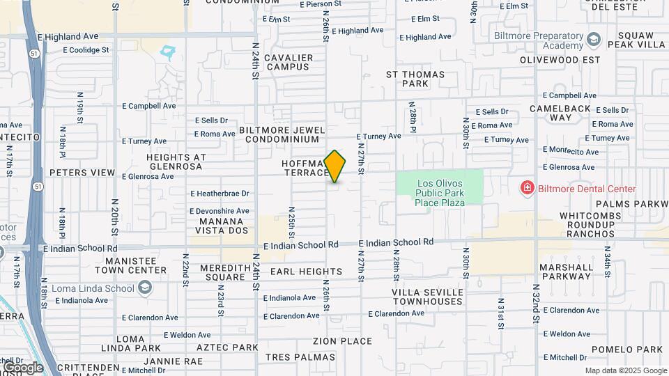 4235 N 26th St Map and Location Details