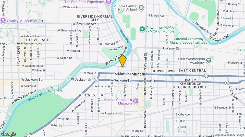 409 W Washington St Map and Location Details